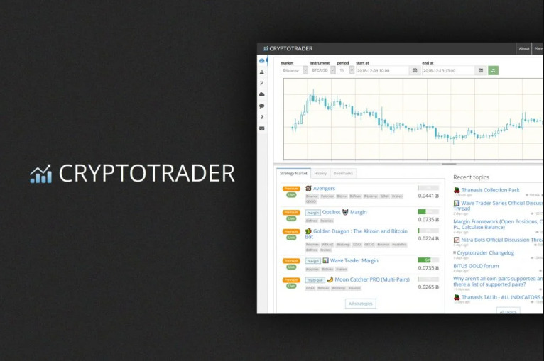 Cryptotrader online εφαρμογή συναλλαγών
